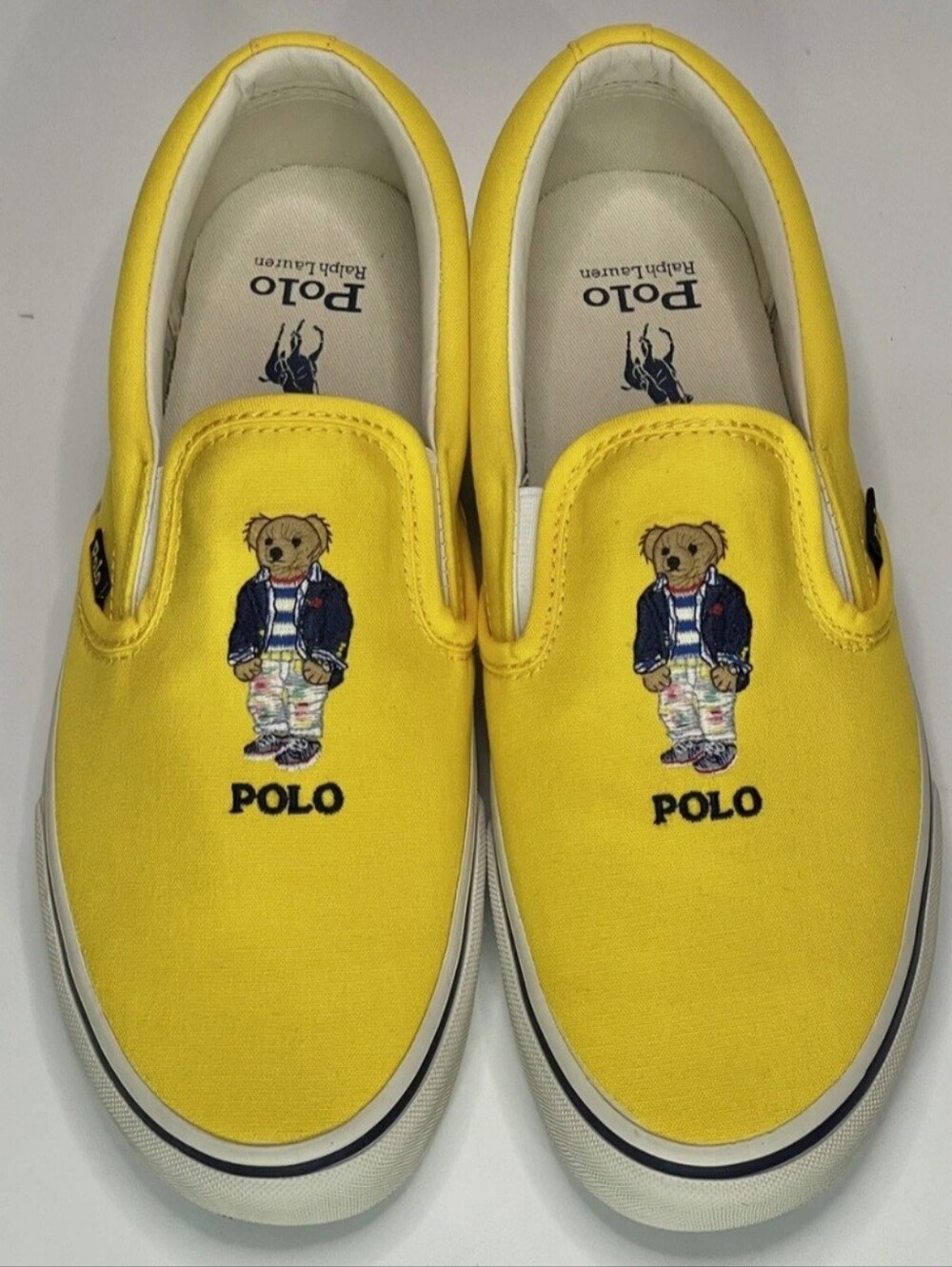 Polo Ralph Lauren Keaton Canvas Yellow Sneakers